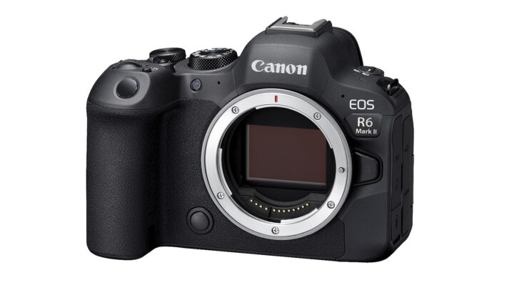 photo of the Canon R6 camera