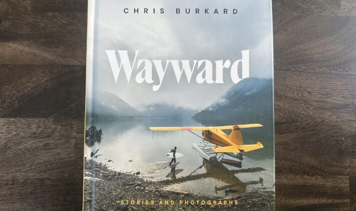 photo of the cover of the Chris Burkard Wayward book