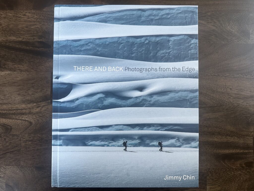 photo of the cover of the Jimmy Chin There and Back book