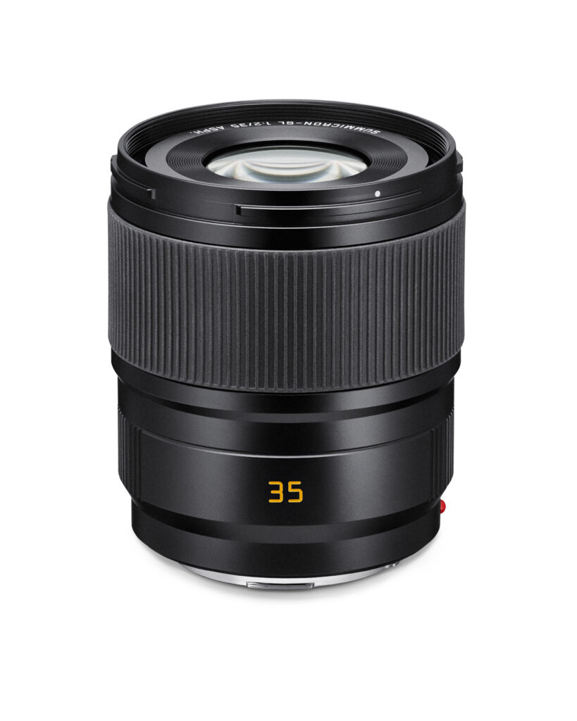 studio image of a Leica 35mm lens