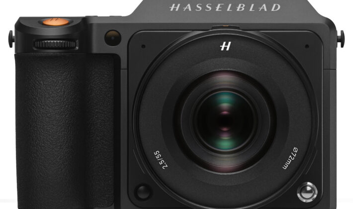 studio image of the Hasselblad x2d camera