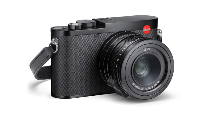 studio photo of a Leica Q3 camera