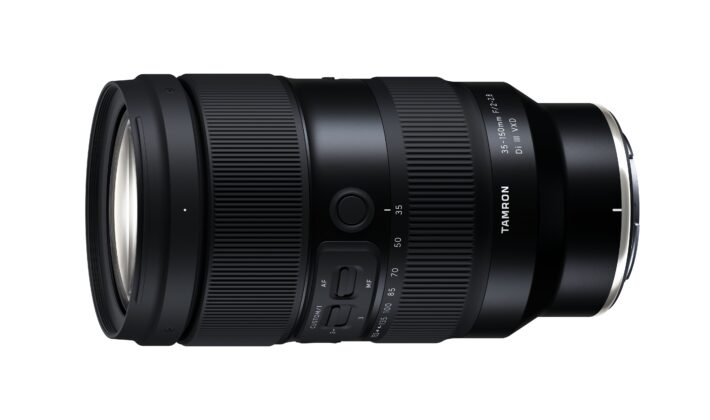 studio image of the Tamron 35-150mm lens