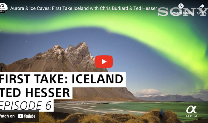 video cover image of a landscape with the Northern Lights in Iceland