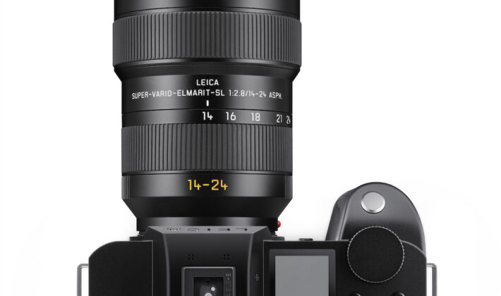 studio image of the Leica Super-Vario-Elmarit-SL 14–24