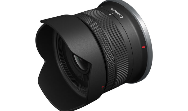 studio image of the Canon rf s10-18mm lens
