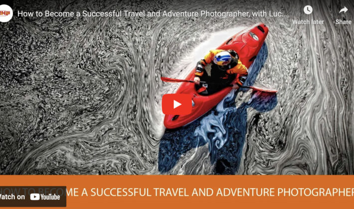 video cover image showing a kayaker from above