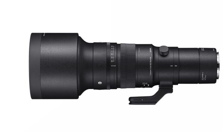 studio image of the SIGMA 500mm f5.6 lens