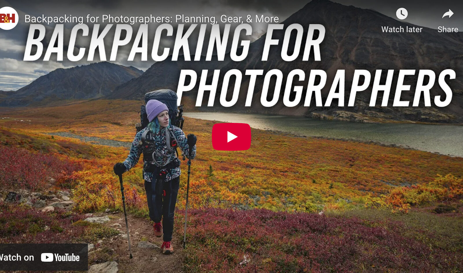 video cover image of someone hiking
